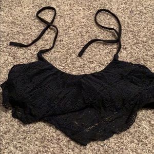 Tie Up Bikini Top w Mesh front